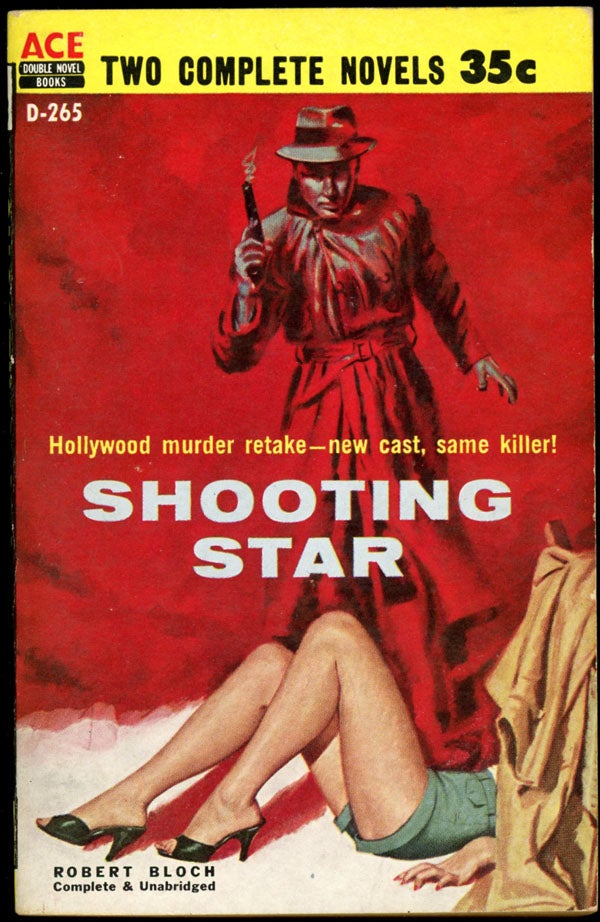 Item #7818 SHOOTING STAR bound with TERROR IN THE NIGHT: AND OTHER STORIES. Robert Bloch.