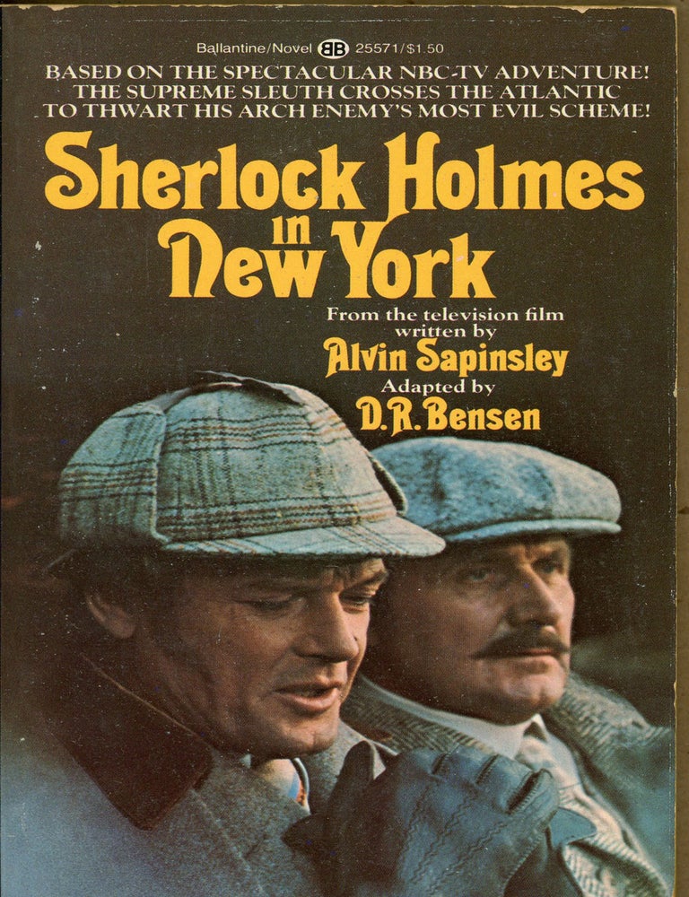Item #7833 SHERLOCK HOLMES IN NEW YORK. D. R Bensen.