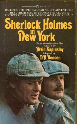 Item #7833 SHERLOCK HOLMES IN NEW YORK. D. R. Bensen